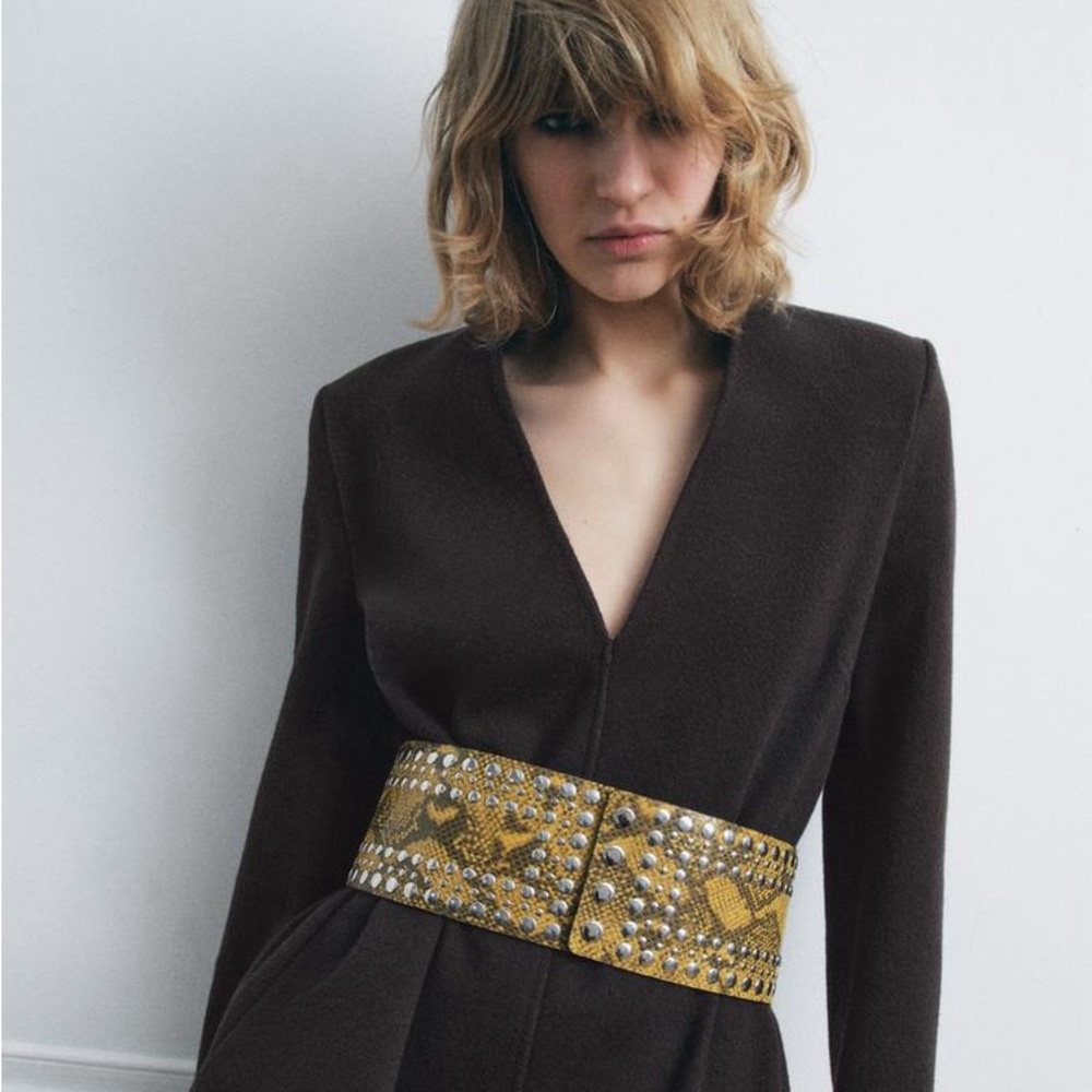 ZARA Leather Sash Belt